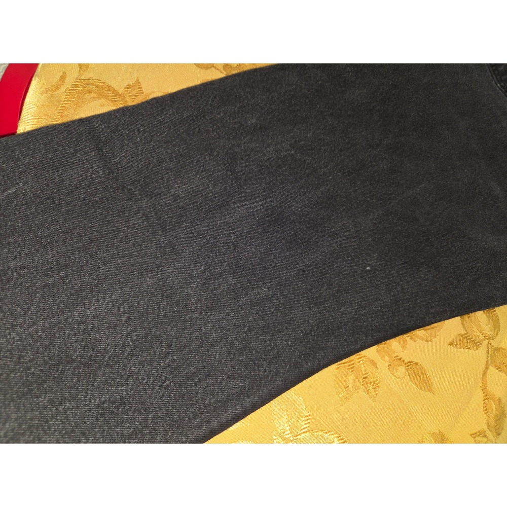 Wrangler Authentic Jeans Mens‎ 36x30 Black Straight Leg Faded Denim Pants - Picture 9 of 10